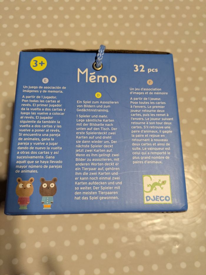 Jeu de memo Djeco ours - photo numéro 4