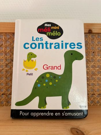 Livre à toucher les contraires