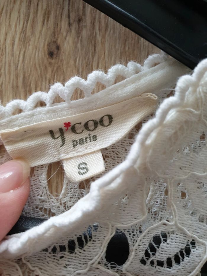 Blouse blanche dentelle Ycoo - photo numéro 6