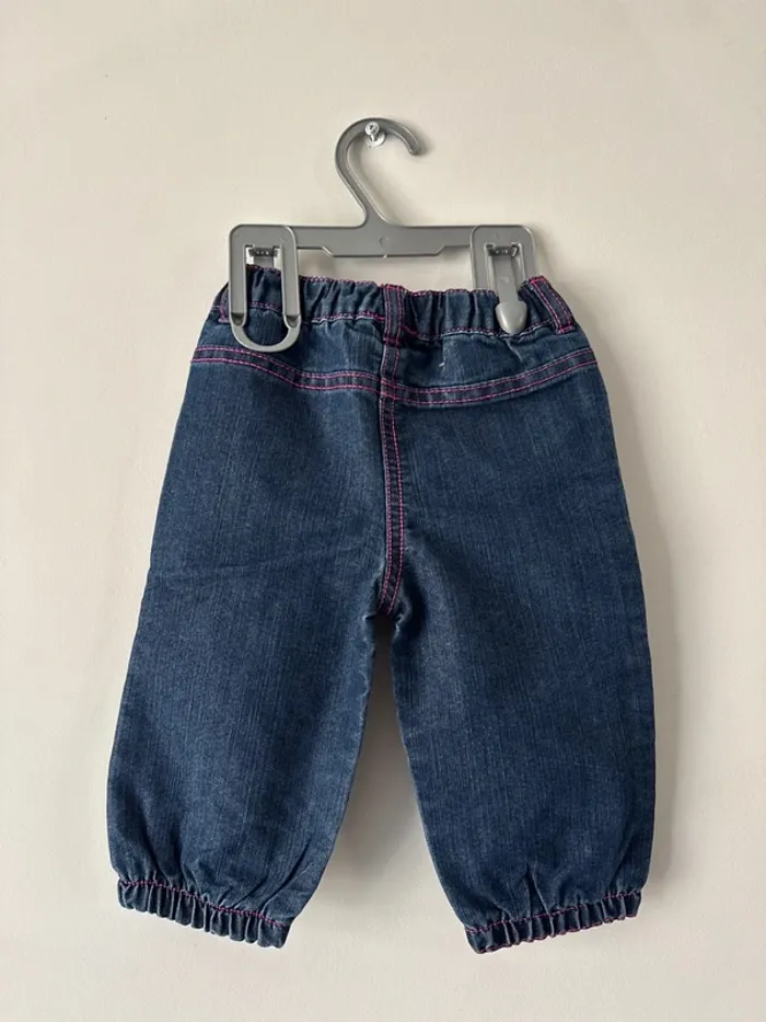 👖🌻jeans brut - bébé fille - 9 mois - très bon état - 71 cm - photo numéro 7