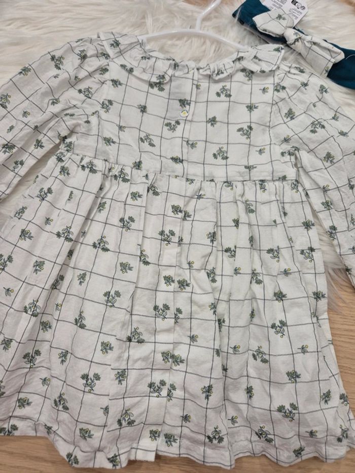 🌿 Jolie robe + bandeau neufs Sergent Major 18 mois - photo numéro 5