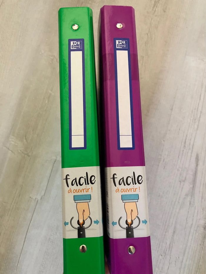 1 classeur à levier cartonné 24x32 « Oxford » NEUF - photo numéro 2