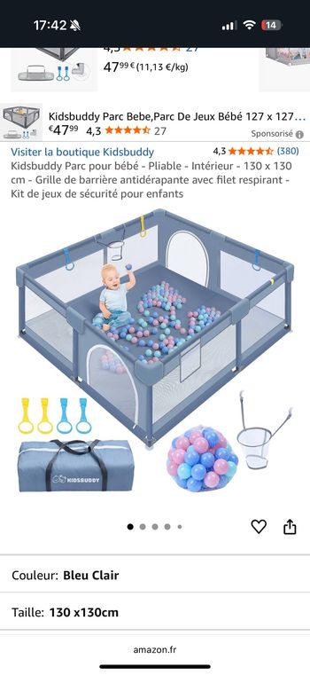 Parc pour enfant