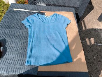 T shirt manches courtes bleu xxs