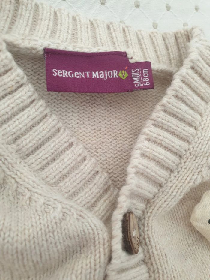 Gilet sans manches bebe garcon 6 mois - photo numéro 2