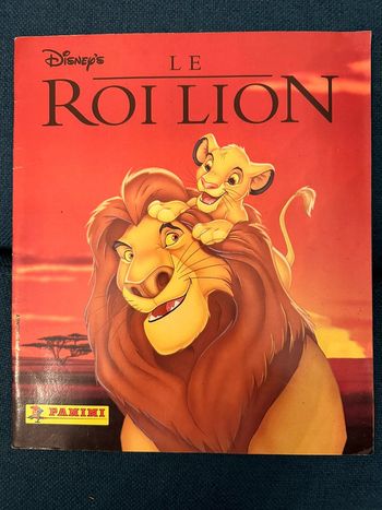 Album livre Panini complet stickers autocollants Disney Le Roi Lion King