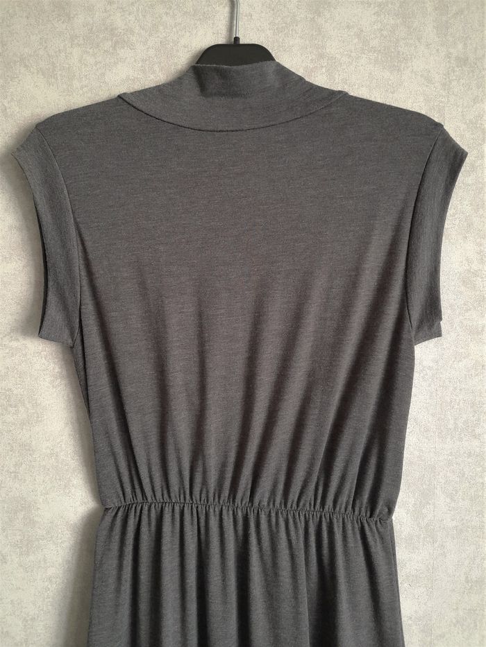 Robe portefeuille grise - Camaïeu - photo numéro 8