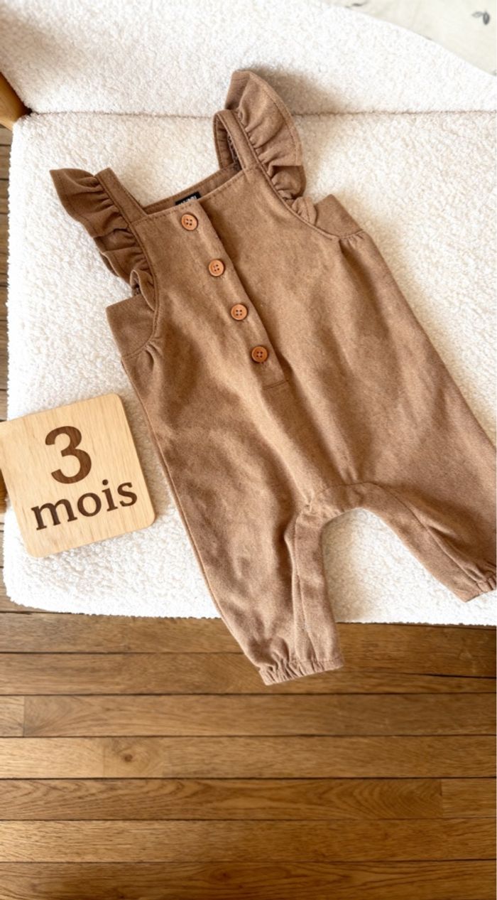 Salopette Camel, 62 cm - photo numéro 3