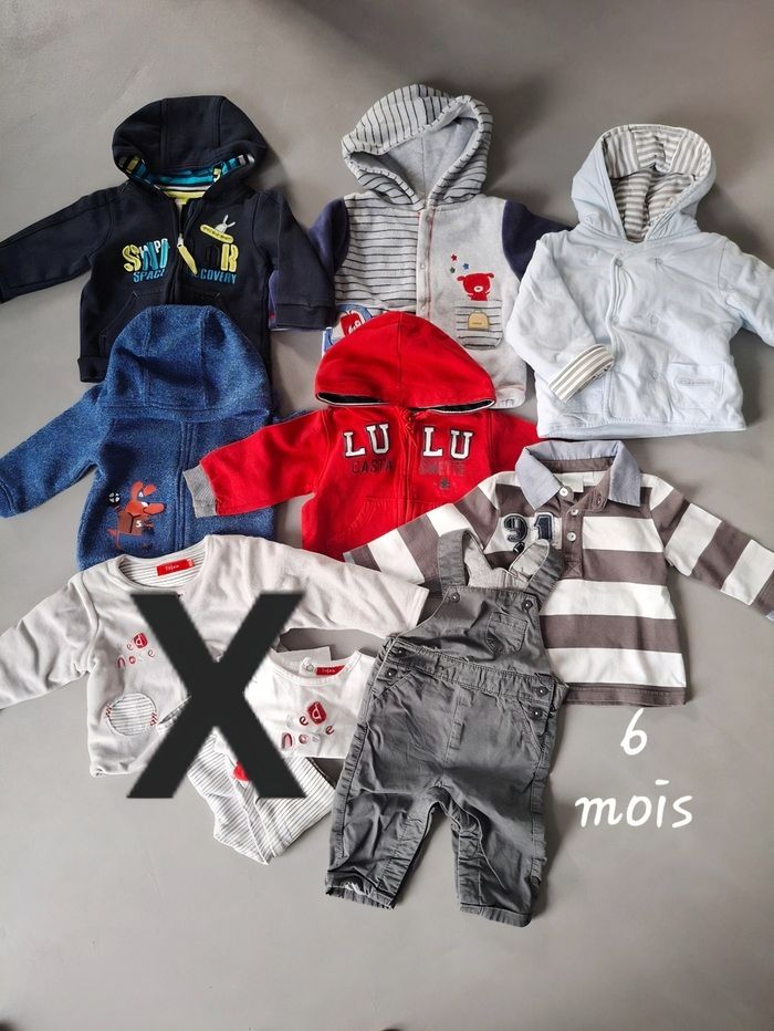 Lot bébé garçon automne-hiver 6 mois - photo numéro 7