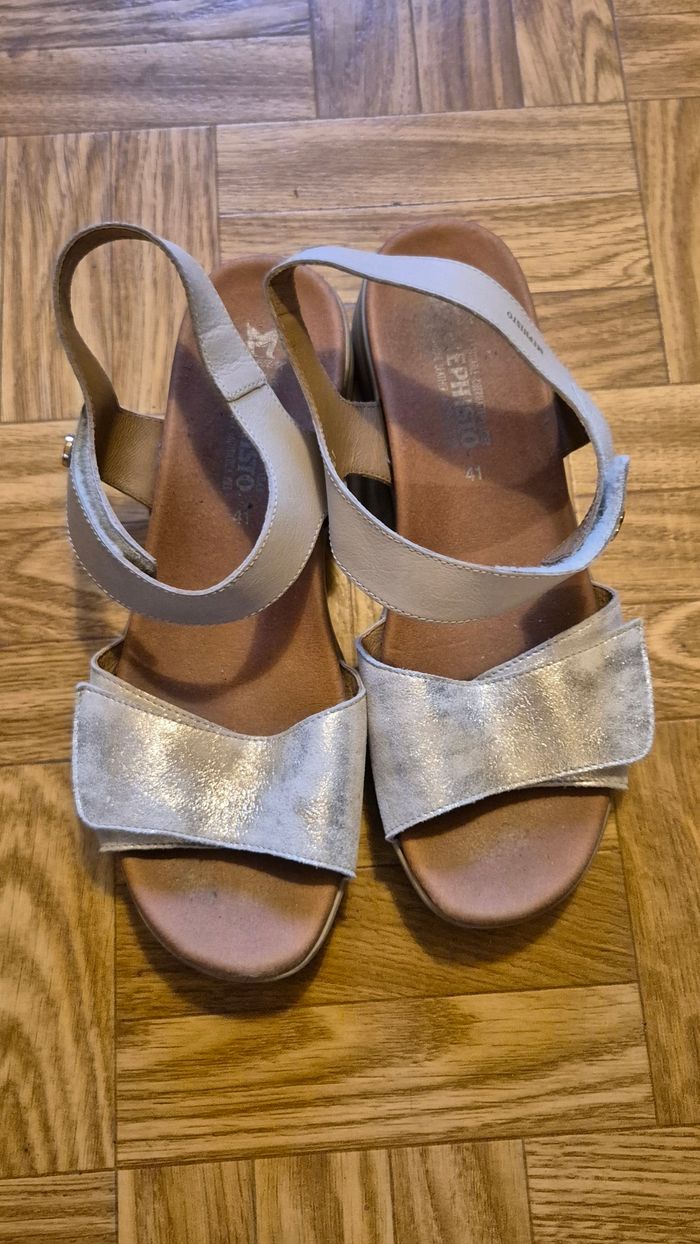 Sandales cuir Florentina Mephisto T.41 - photo numéro 6