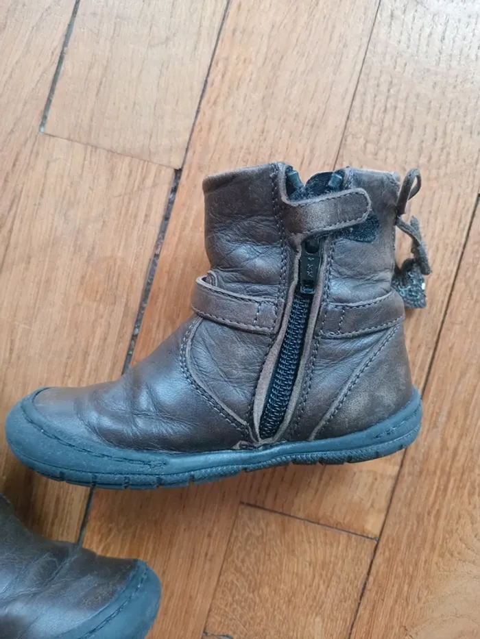 Bottines cuir fille taille 22 FR by Romagnoli - photo numéro 7