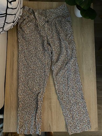 Pantalon fluide fleuri