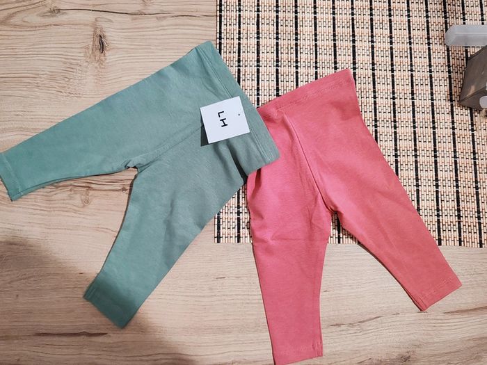Lot leggings fille 6 mois la halle - photo numéro 2