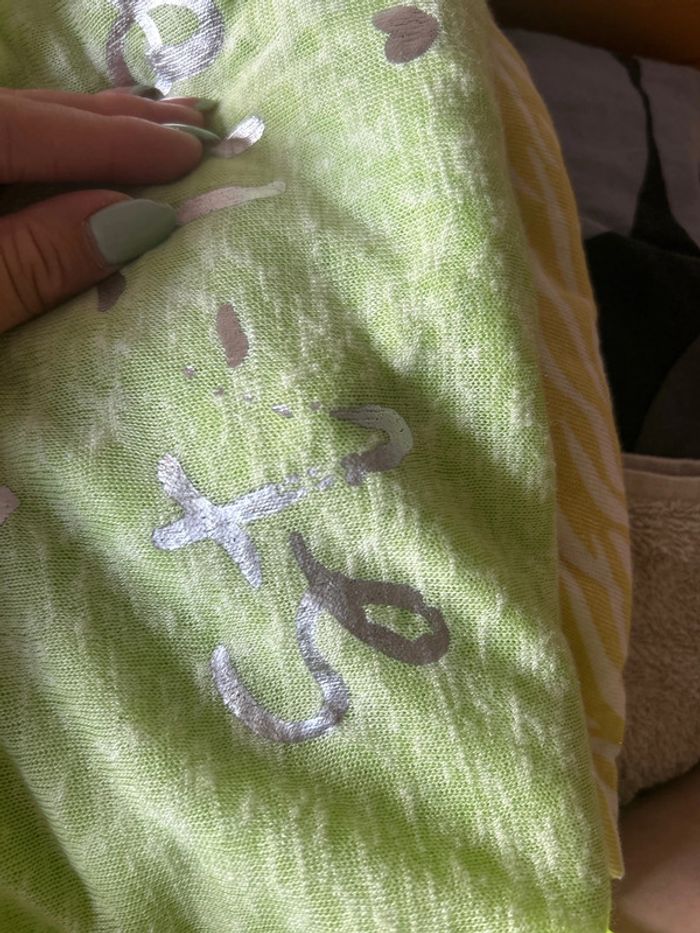 T-shirt vert pomme  « week end a st tropez » - photo numéro 4