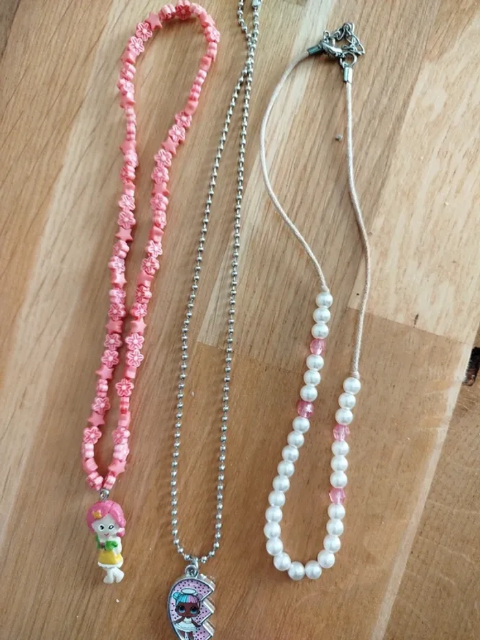 Lots collier enfant