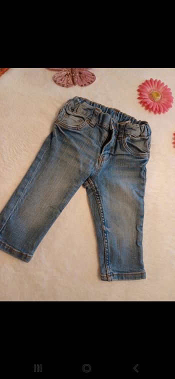 Jean bébé taille 6 mois