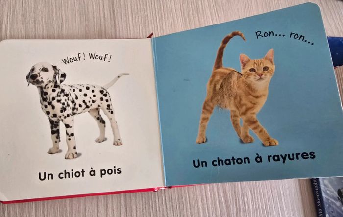 Livre bébé les chiots et chatons à toucher - photo numéro 2