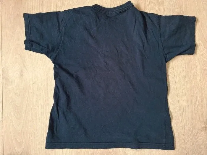 Tee shirt bleu marine Corse 8 ans - photo numéro 3