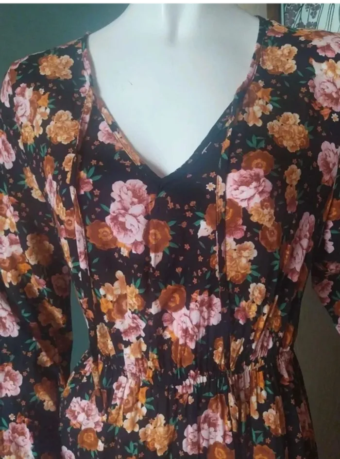 Robe longue fleurie S - photo numéro 4