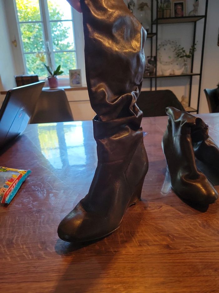 Bottes marron taille 36 André - photo numéro 3