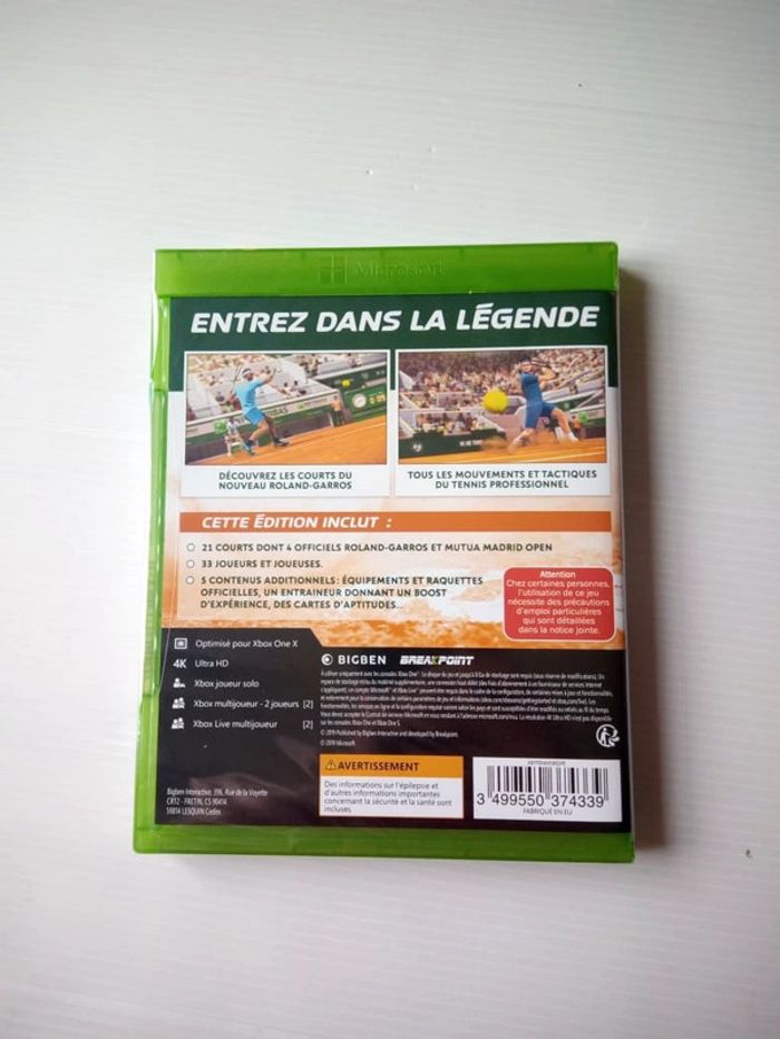 Xbox one tennis world tour - photo numéro 2