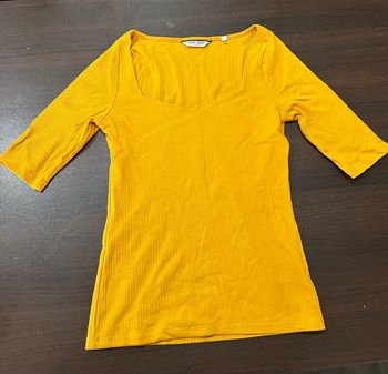 T-shirt 3/4 moutarde Nafnaf