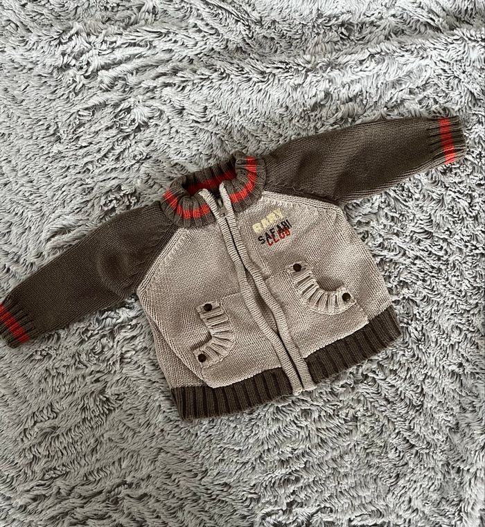 Gilet 3 mois à fermeture safari club