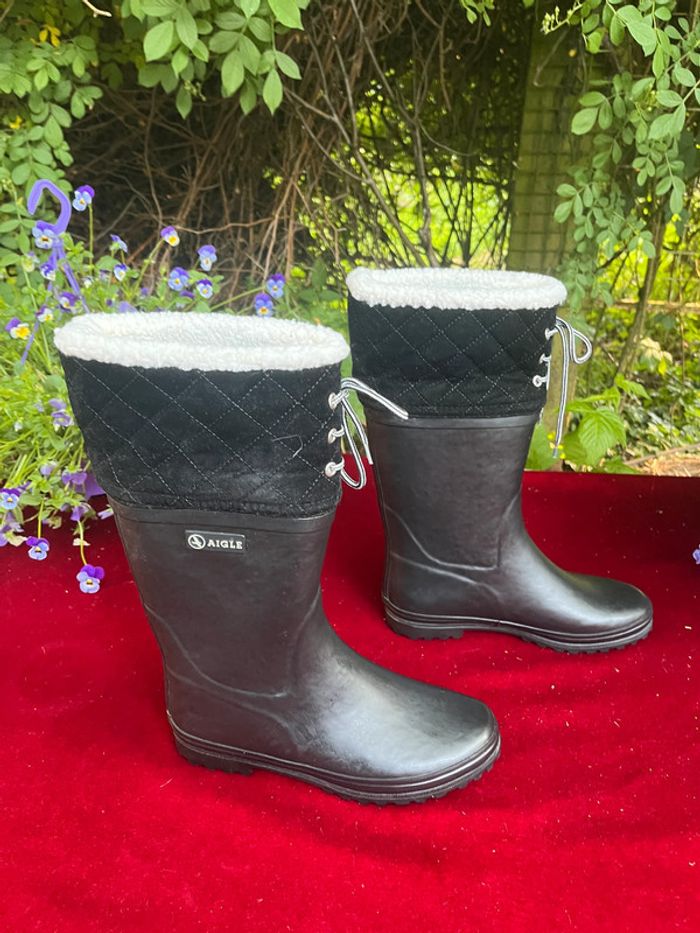 Bottes Pluie Femme Aigle Bottes FourrÃ©es Femme Aigle Femme Bottes