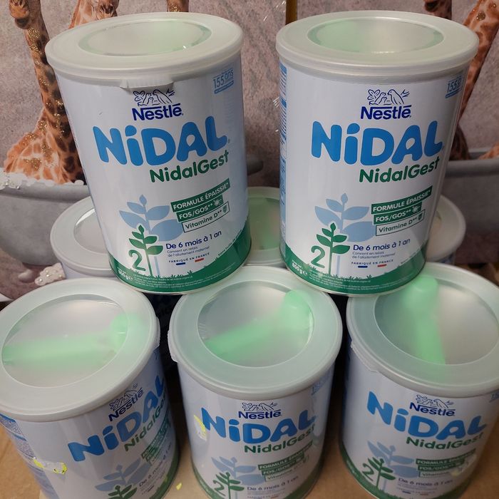 Lot de 8 boîtes de lait "Nidal"2 - photo numéro 2