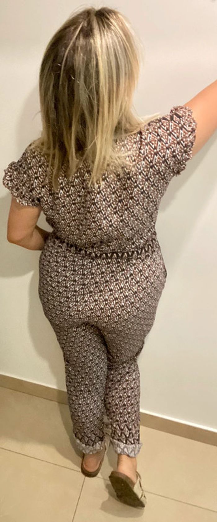 🌿 Combinaison 1.2.3 Paris – imprimée fluide Taille 38 - photo numéro 8