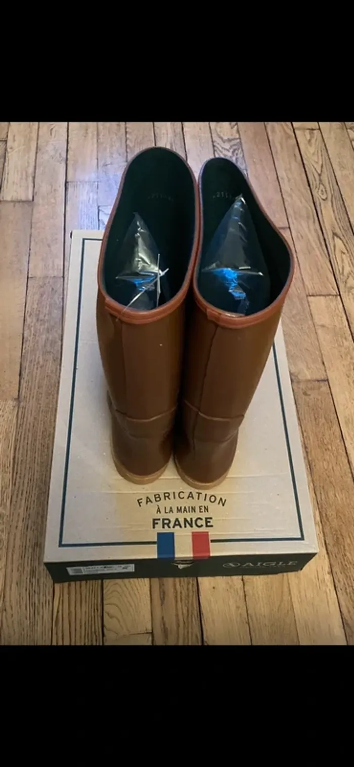 Bottes Aigle Chambord pro 2 marron - photo numéro 2