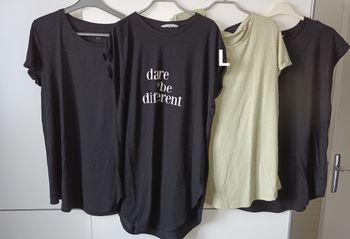 Lot de 4  t-shirts long