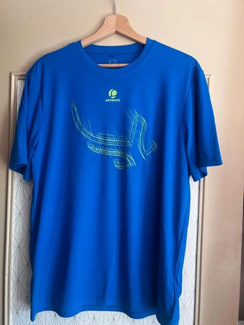T-shirt homme décathlon L bleu roi ttbe