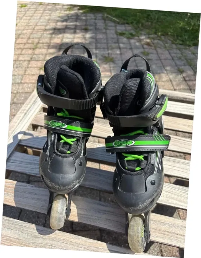 Patins à Roulettes Optimum - Taille Réglable 28-31 - Idéaux pour Débuter ! 🚀 - photo numéro 3