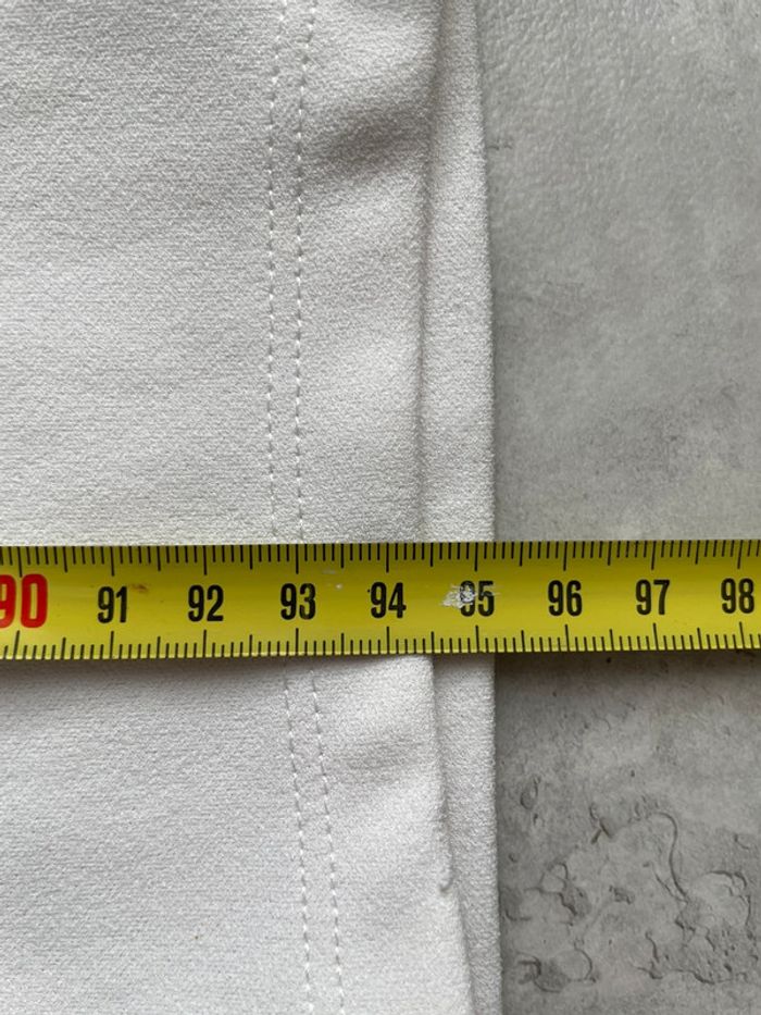 Pantalon fluide blanc Asos avec ceinture intégré - photo numéro 6