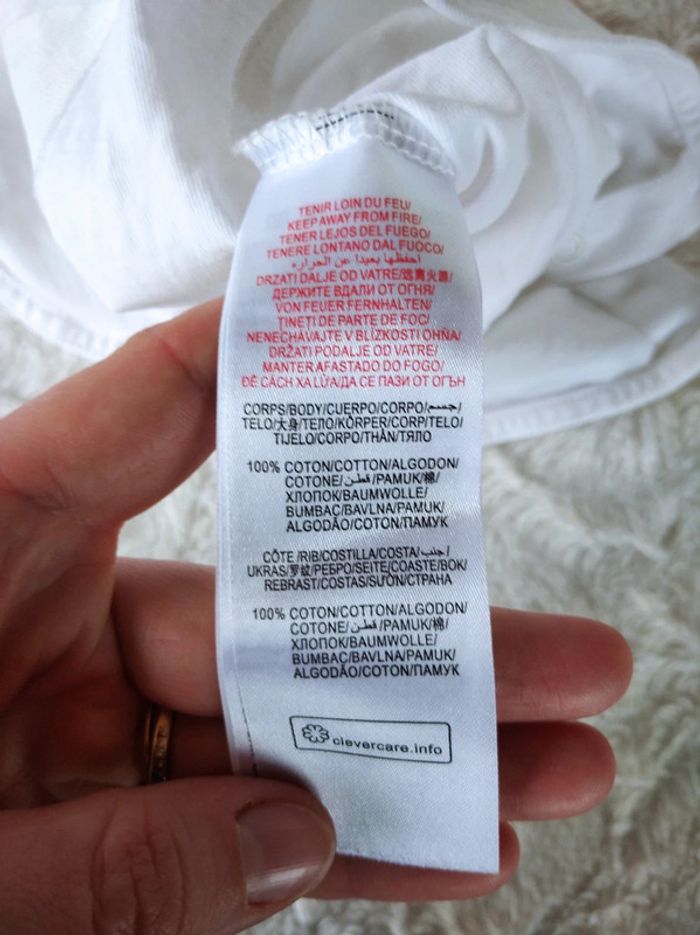 Tee shirt chemise manches courtes Fille 6 mois Poissons Sergent Major Naivonne 100% coton - photo numéro 9