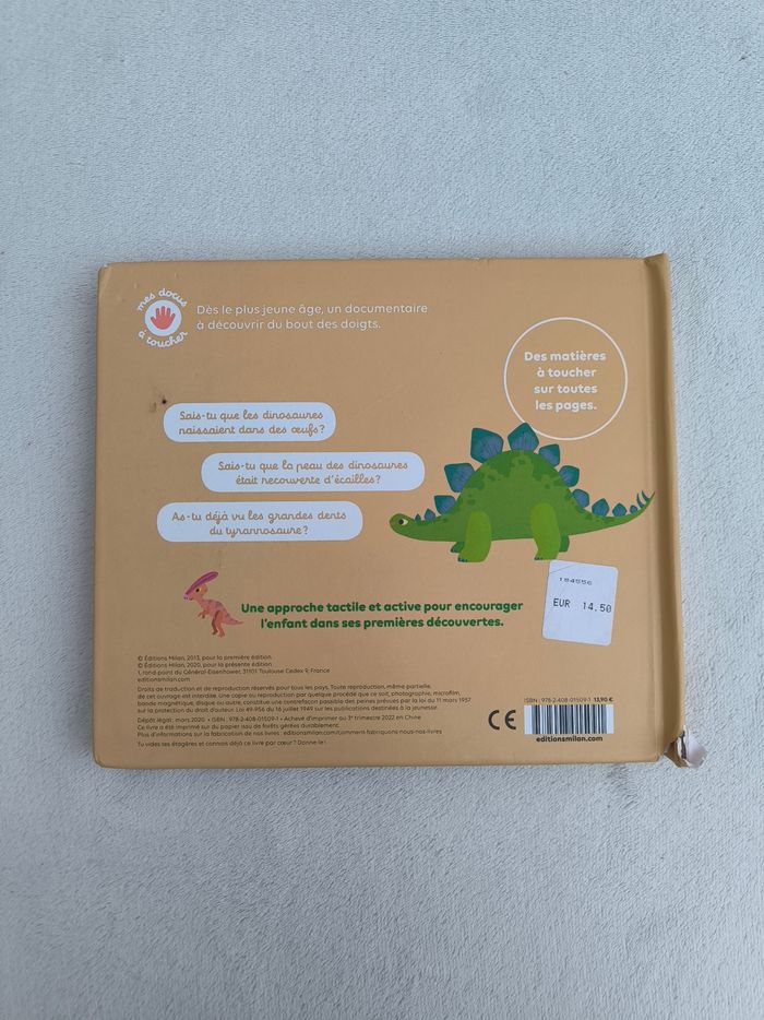 Livre Les dinosaures Milan - photo numéro 3
