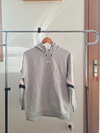 Pull sweat oversize Kiabi XS gris