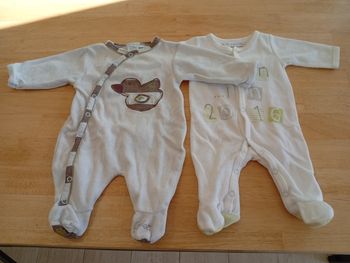 Lot de Pyjamas Manches Longues Hiver Mixte Naissance