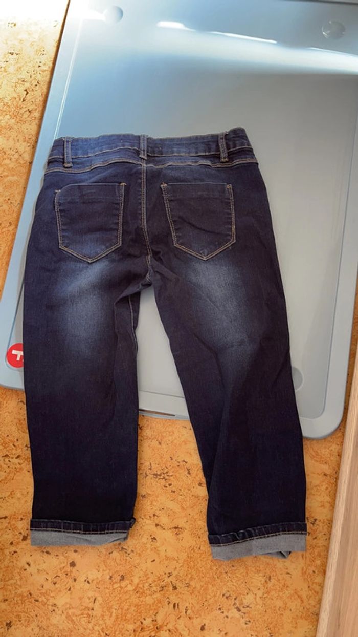 Pantacourt en jean taille 36 - photo numéro 3