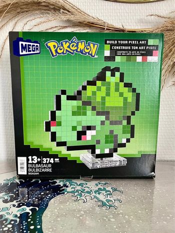 MEGA - Bulbizarre pixel art - Pokémon