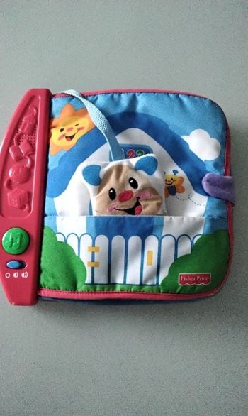 Livre tissu Fisher Price