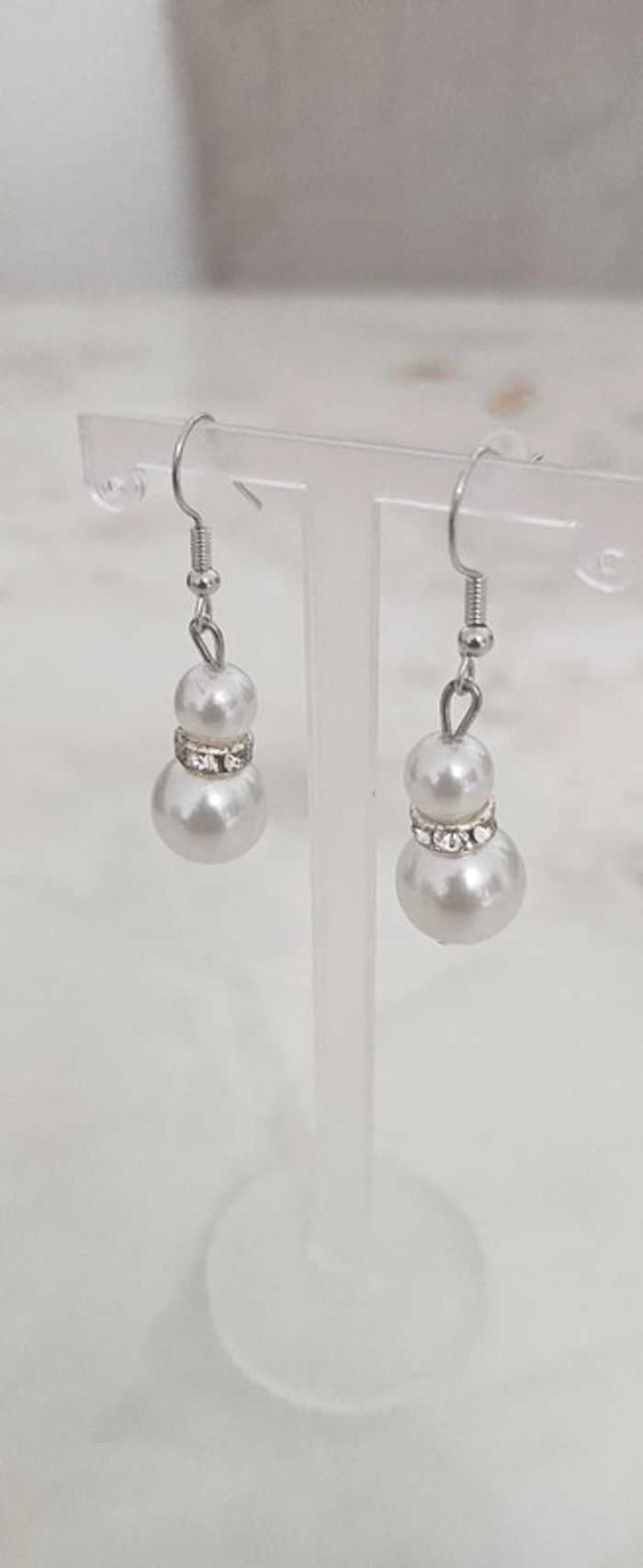 Boucles d’oreilles à perle
