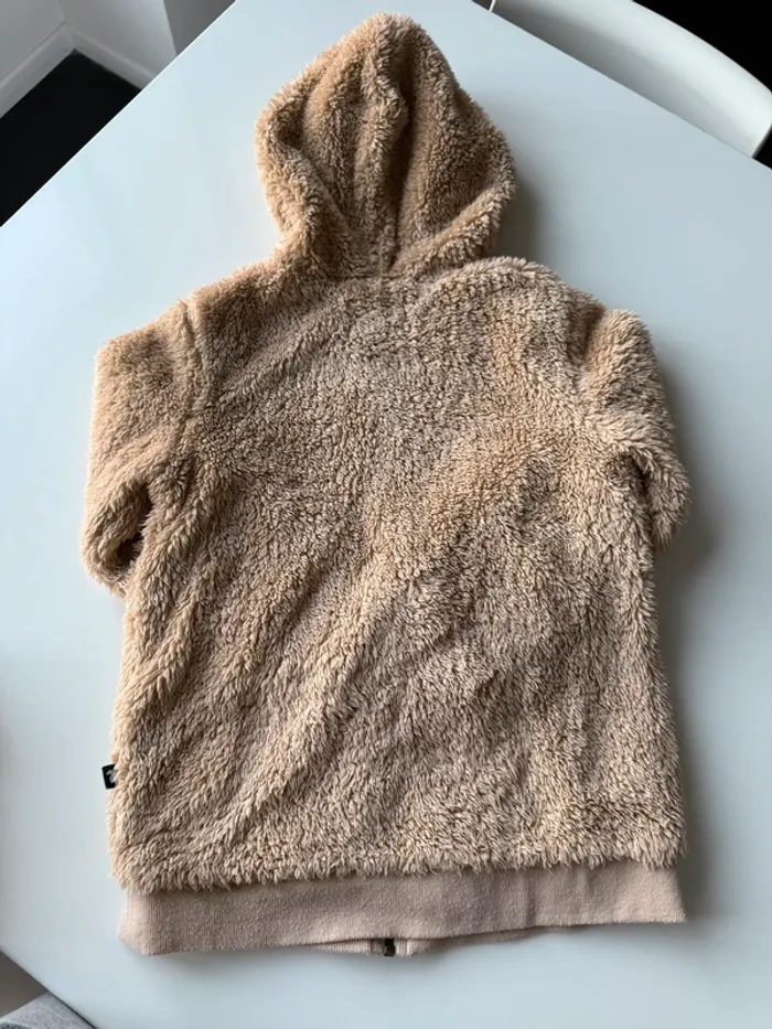 Veste zippe pilou beige - photo numéro 6