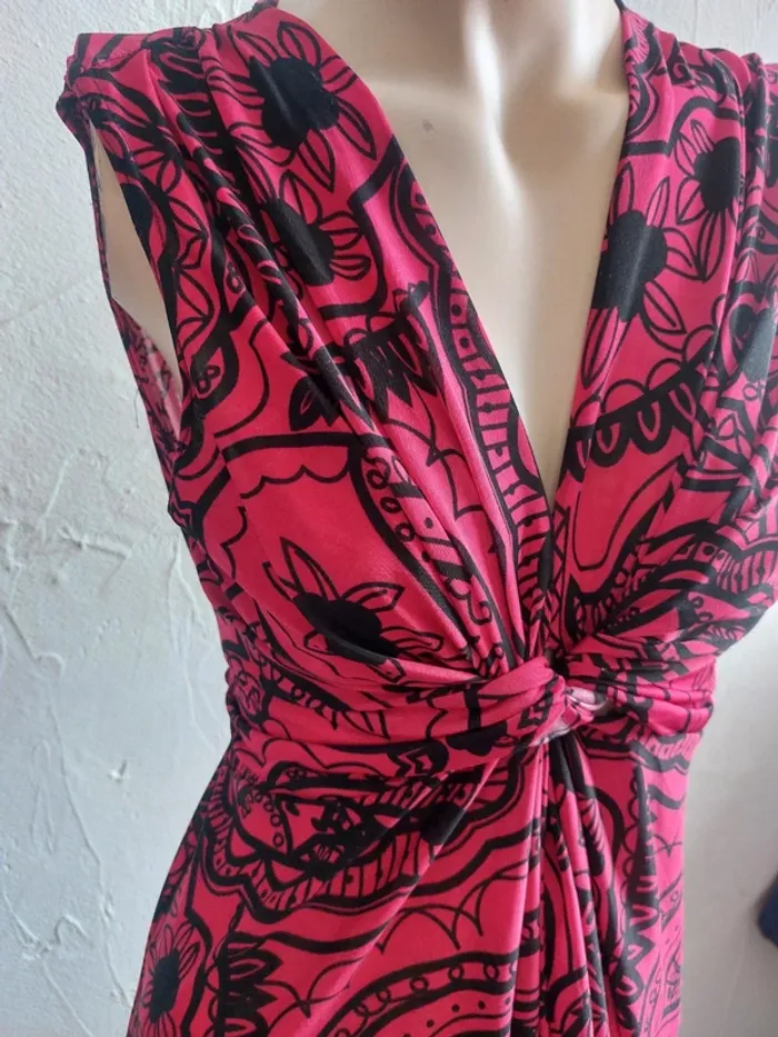 Robe mi-longue à motifs - photo numéro 4