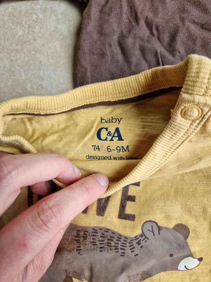 Lot tee shirt ours c&a - photo numéro 2