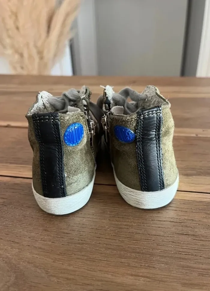 Baskets montantes kaki Golden Goose - photo numéro 2