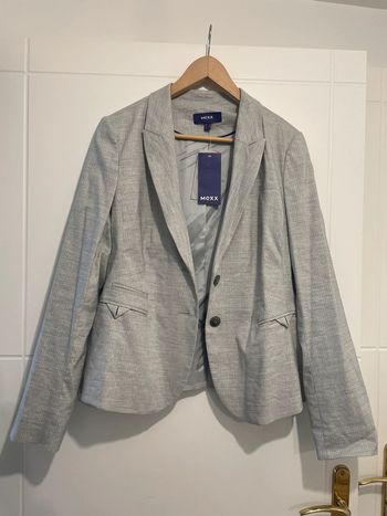 Veste grise en lin - Mexx - Taille 44