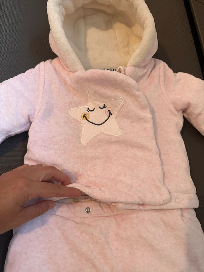 Pilote 3 en 1 rose bébé fille 3 mois Smiley Baby - photo numéro 3