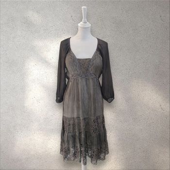 Robe longue fluide et légère robe de plage taille S